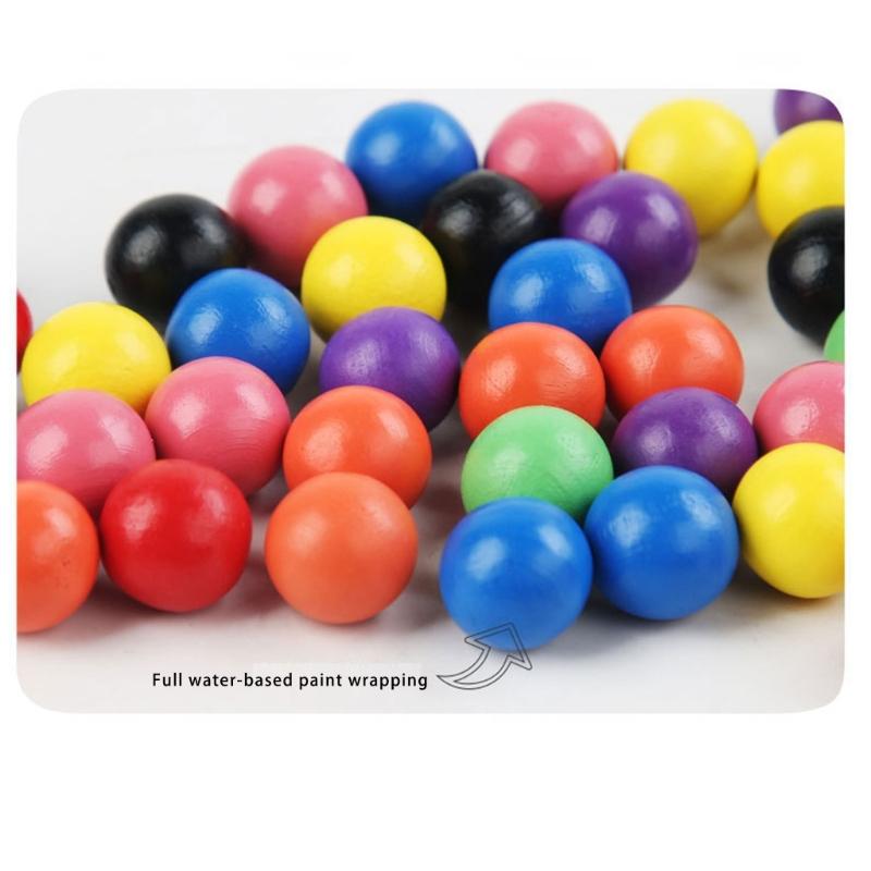 Farbsortier-Klammerperlen-Spielzeug Feinmotorik-Förderung Bildungs-Sensorische Entwicklungsaktivität für Vorschulkinder