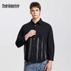 Mark Fairwhale Men's Loose Fit Printed Long Sleeve Casual Shirt