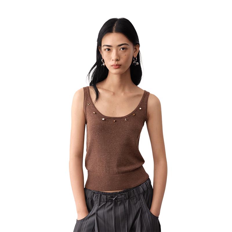 Women s Slim-Fit Irregular Camisole Top S