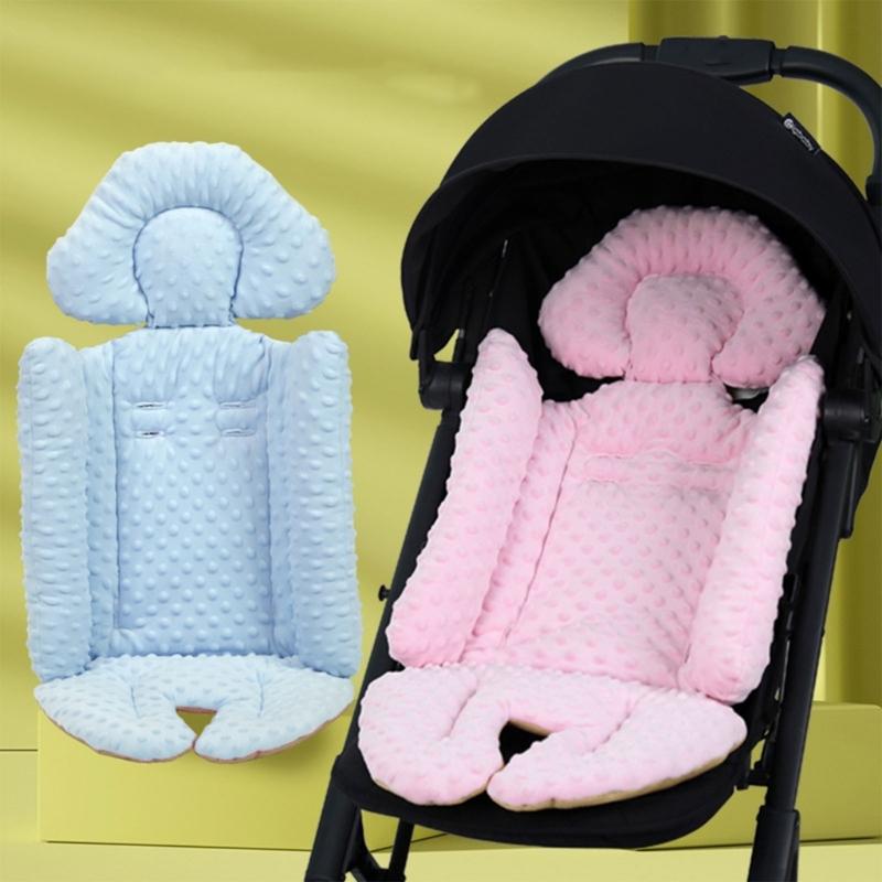 Stroller Seat Liners Baby Stroller Cushion Soft Baby Seat Pad Comfortable Baby Pram Carriage Cushion Non Slip Cushion