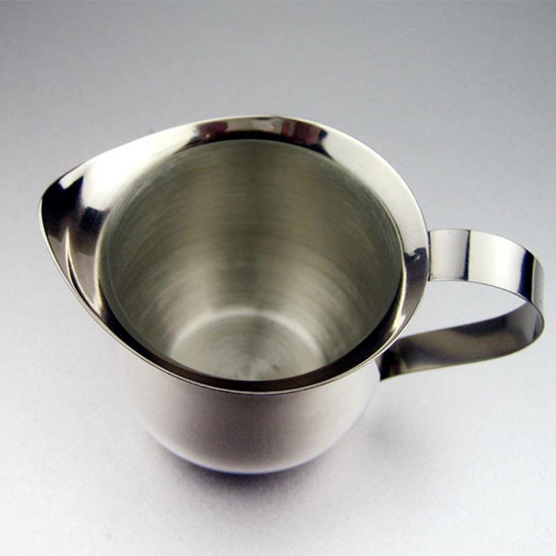 Stainless Steel Milk Cup - Fashion Coffee & Milkshake Mixer with Pour Spout