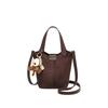 Beuteltasche Damen Tasche Herbst und Winter Schulterhandtasche Modisch Retro Maillard Matt Umhängetasche