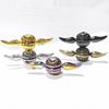 New Fidget Spinner Colorful Metal Alloy Mute Bearing Wing Aircraft Hand Spinner Fingertip Spinning Gyroscope Stress Relief Toys