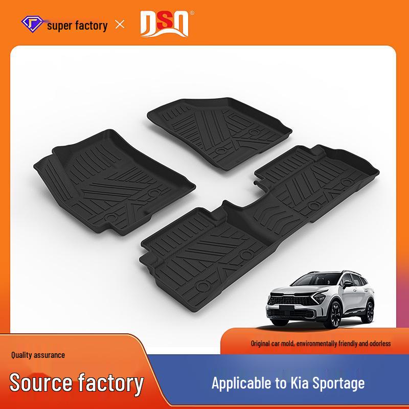 Applicable Kia Kaisen Zhi Run HEV Yipao Non-Slip, Wear-Resistant TPE Floor Mats