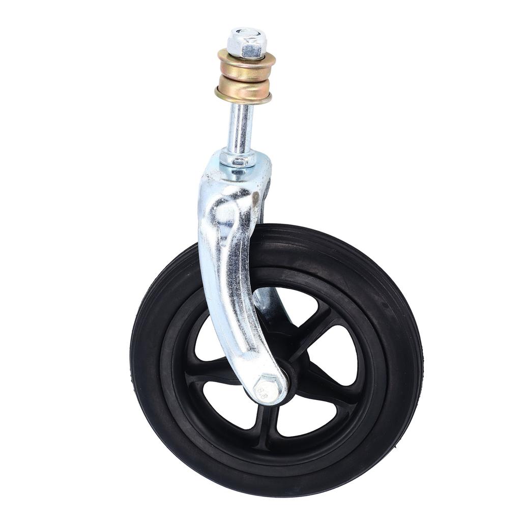 6.5 Inch Wheelchair Castor PU Tire Universal Front Drive Wheel Replacement for Handcart Grocery