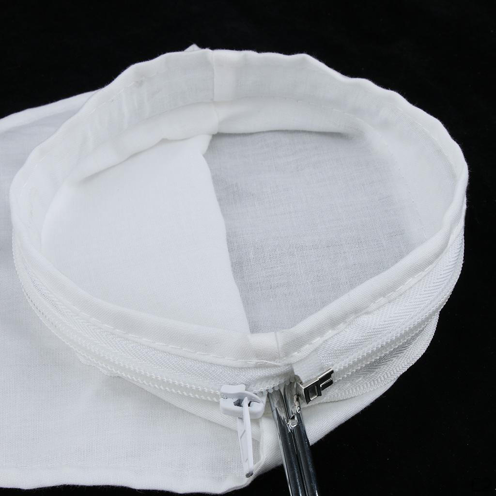 Reusable Filter Cheese Mesh Cloth Nut Milk Strainer Bag 5x 10inch with Zipper