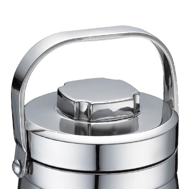 ASD Drum-Shaped Stainless Steel Insulated Lunch Carrier