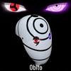 Λαμπερό Uchiha Madara Obito Tobi Λευκή Μάσκα - Prop Αποκριών Anime Naruto
