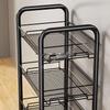 Multi-Layer Kitchen and Bathroom Storage Trolley with Wheels