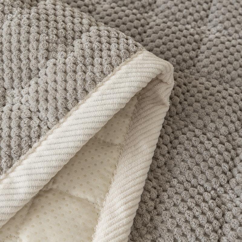 Corduroy Sofa Cushion Autumn And Winter Thickened Warm Plush Seat Cushion New Non-Slip Cover Cloth Leather Cover