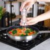 Acrylic pepper and salt mill 16 cm 2 pcs.
