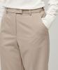MUSINSA STANDARD WOMAN Women'S Heavyweight Fleece-Lined Straight Hidden Elastic Waist Slacks [Beige]