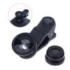 0.65X Wide Angle Zoom 180 Degree Fish Eye Macro Lenses Camera Kits With Clip Lens On The Phone 3In1 Fisheye Phone Lens