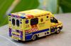 Tiny City Scale Sprinter FL Hong Kong Fire Department Ambulance SSU Diecast Car 1/76 No.158 Mercedes-Benz (A487)