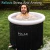 Portable Foldable Ice Bath Tub for Adults - Inflatable, Compact, Athletes Chill