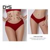 Women Panties Solid Color Elastic Mid Waist Seamless Thin Thread Soft Anti Septic Breathable Intimate Clothes Lady Underwear Briefs