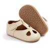 0-2 roky novorozenecké boty pro novorozence duté PU kůže dívčí boty batole gumová podrážka protiskluzová první chodítka Kojenecká obuv sandál