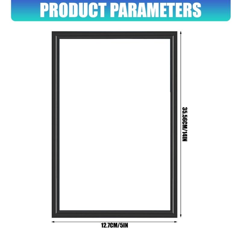 Reliable Refrigerator Freezer Door Seal 28.34 Inches Wide Strong Rubber Material Easy Installation