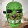 Bloody Effect Moving Mouth Skull Mask Adjustable Full Face Halloween Skull Masks Funny Realistic Scary Skull Headgear
