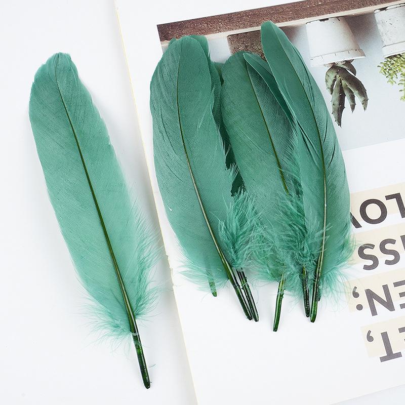 50Pcs Shellfish Feather Goose Feather Diy Handmade Jewelry Accessories Handicrafts Cat Toys Decorative Feathers