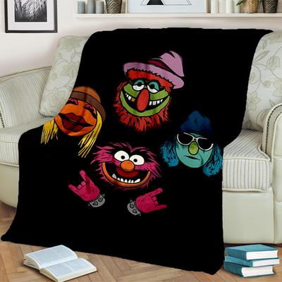 Muppet Rock Stars Blanket Suitable for Sofas, Beds, Offices, And Camping - Perfect Gift for Halloween Christmas