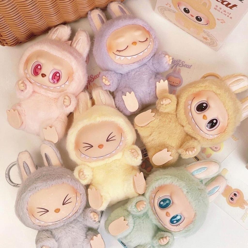 Hot and Popular THE MONSTERS Heartbeat Macaron Rubble Vinyl Face Doll Blind Box Plush Doll Handmade Gift