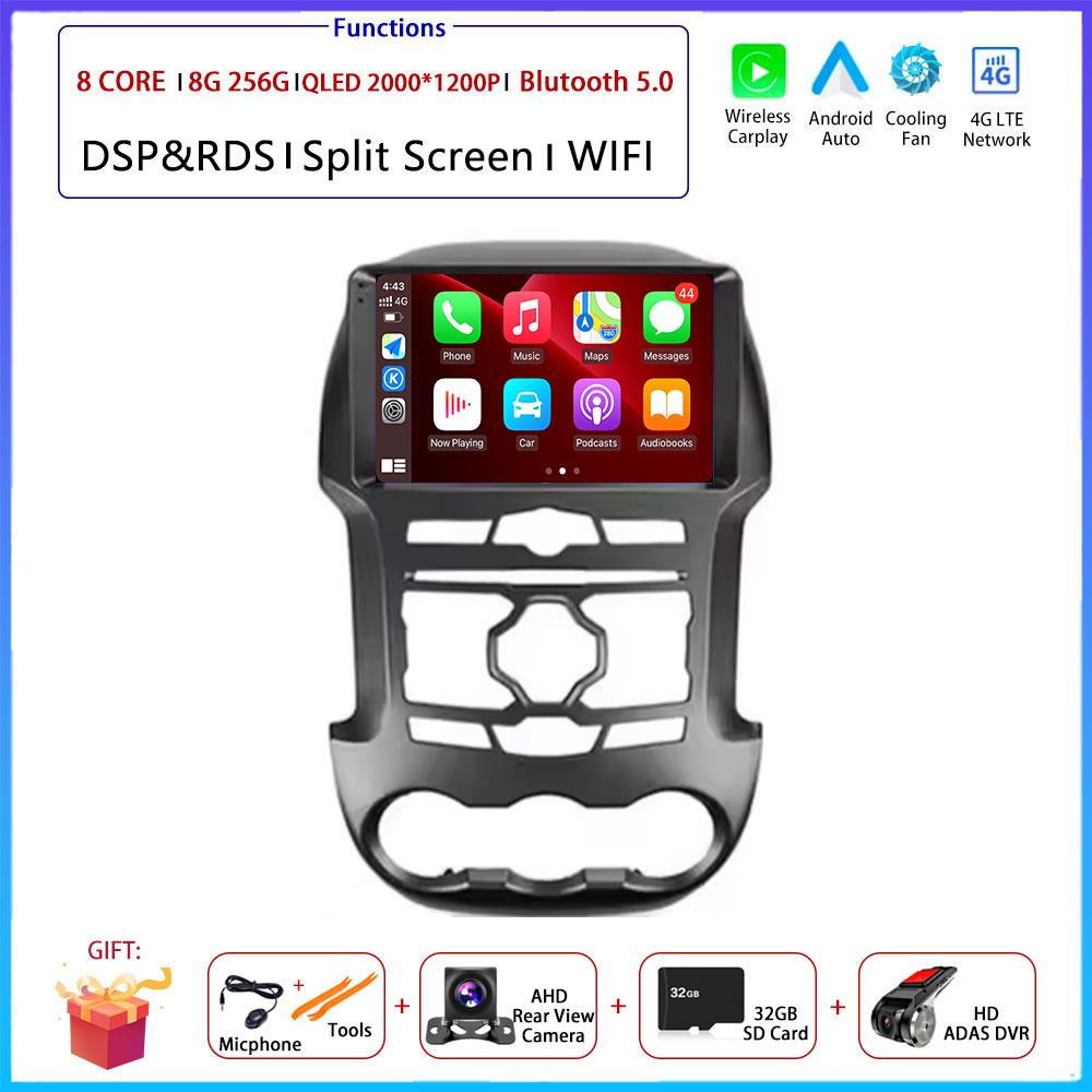 For Ford Ranger 3 2011 2012 2013 2014 2015  Android  Carplay Auto Car Radio Navigation GPS Multimedia Video Player DSP 4G AMI