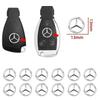 13mm Car Remote Key Sticker Emblem Decal For Mercedes Benz AMG W211 W212 W166 W167 W117 W247 W176 W204 W203 W205 W140 X253 W210