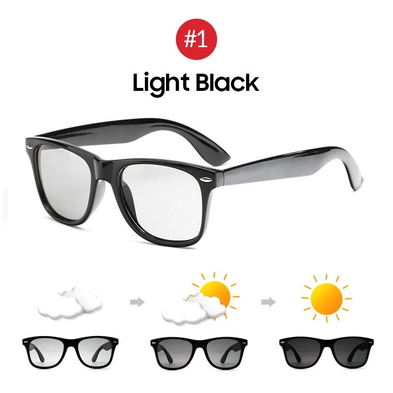 VIVIBEE Klasický design Čtvercové Polarizované Pánské Řidičské Sluneční Brýle Fotochromatické Polární Sluneční Brýle 2025 Trendy Vysoce Kvalitní Odstíny