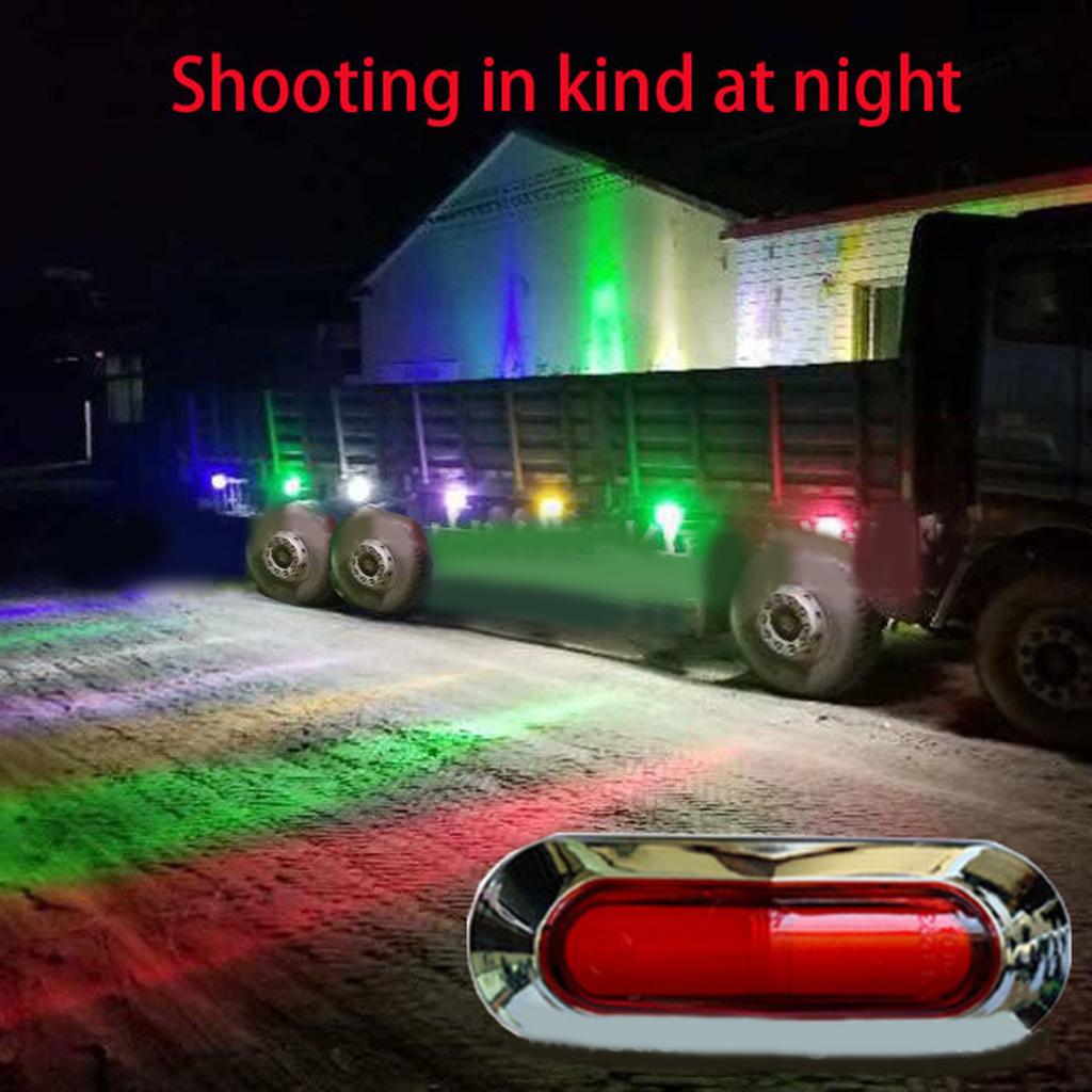 1 Pair LED Front Rear Side Marker Light Indicator for Boats Truck Trailer Led Marker Clearance Lights Waterproof Lamp
