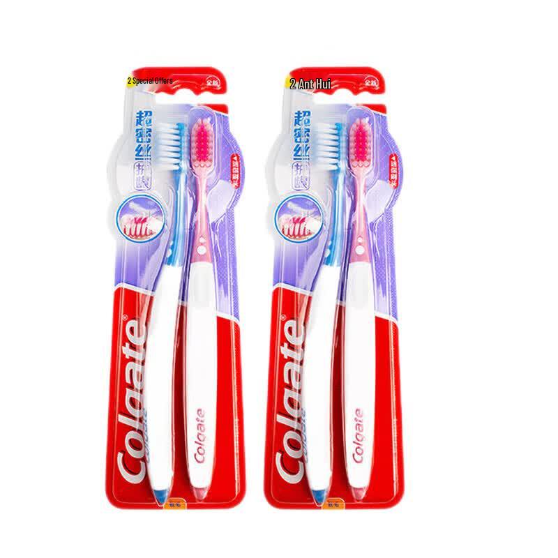 Colgate Mini Brush Head Gum Care Toothbrush & Mouthwash Set