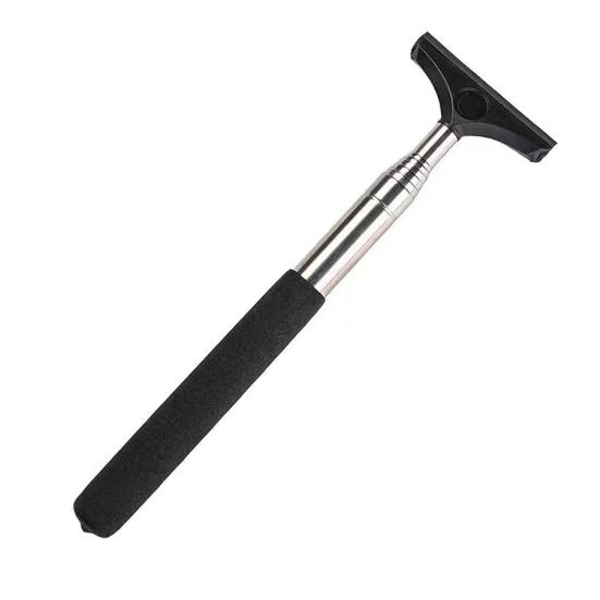 

Стеклоочиститель заднего вида с длинной ручкой, компактный дизайн, портативный телескопический очиститель автомобильного зеркала, инструмент для чистки автомобиля чёрный