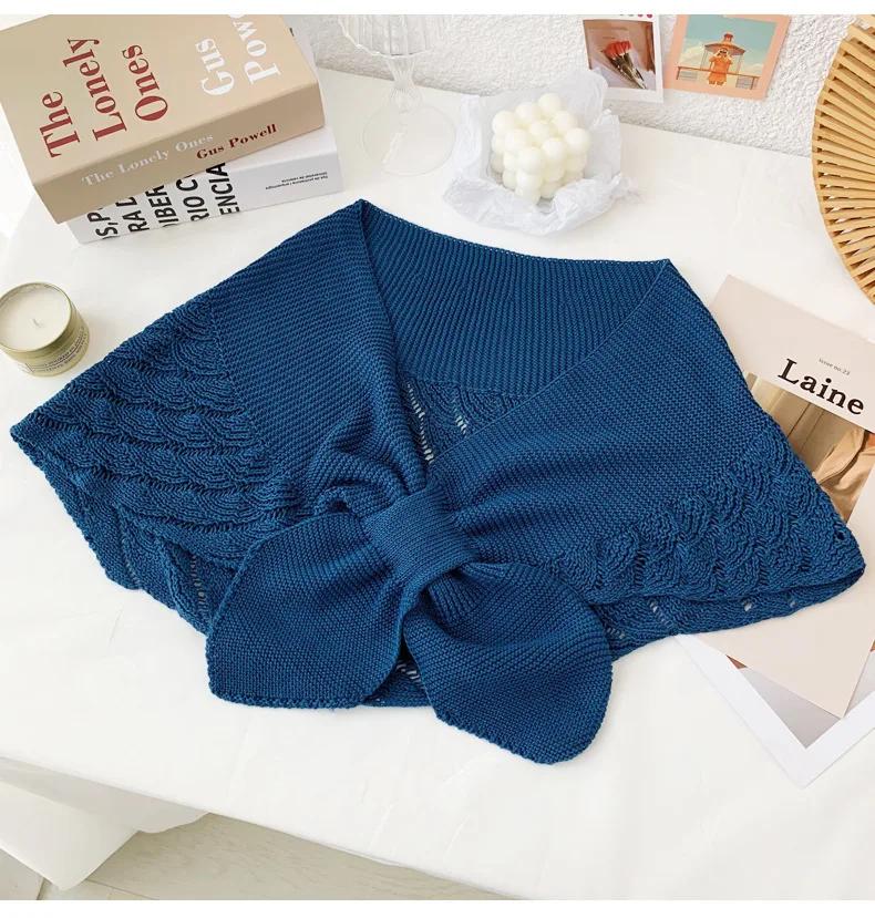 Ny vår- og sommer nakke-beskyttelse klimatisert rom med skulderskjerf og kjendisstil liten sjal aldersreduserende