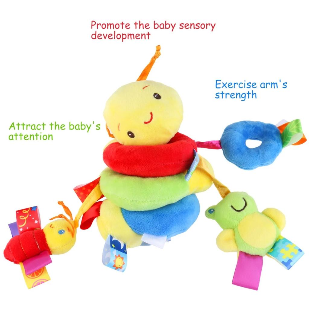 Baby Stroller Hanging Color Label Bed Around Plush Toys, Stroller And Car Seat Toys
