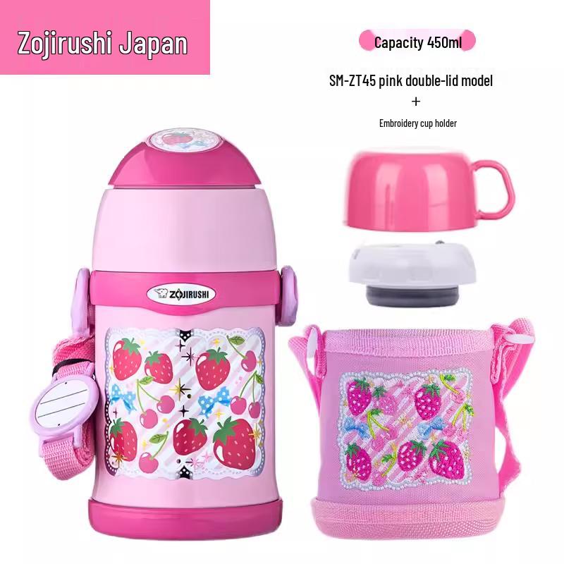 Zojirushi SC-ZT45 Kids 2-Way Stainless Steel Insulated Bottle