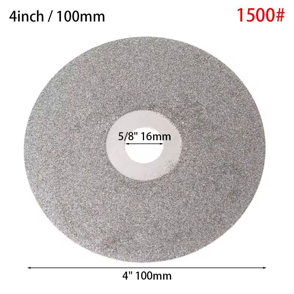 1Pcs Diamond Coated Diamond Grinding Disc 80-3000Grit Abrasive Disc Grinding Wheels 4inch 100mm Woodworking Tool