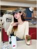 Schlankmachender Cardigan im koreanischen Stil mit langen Ärmeln - Elegantes, vielseitiges Oberteil für Damen für Herbst/Winter