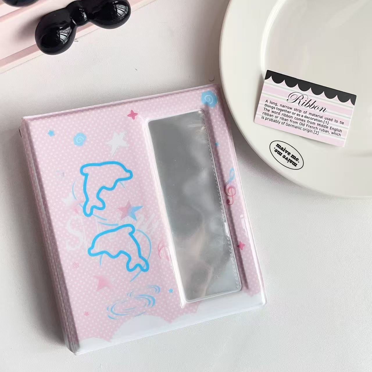 

Большие Ins Star Po альбомные карточки рамки 5.7x6.69 дюймов Po полоски свадебный альбом милый держатель закладки 20 листов 40 карточек для хранения