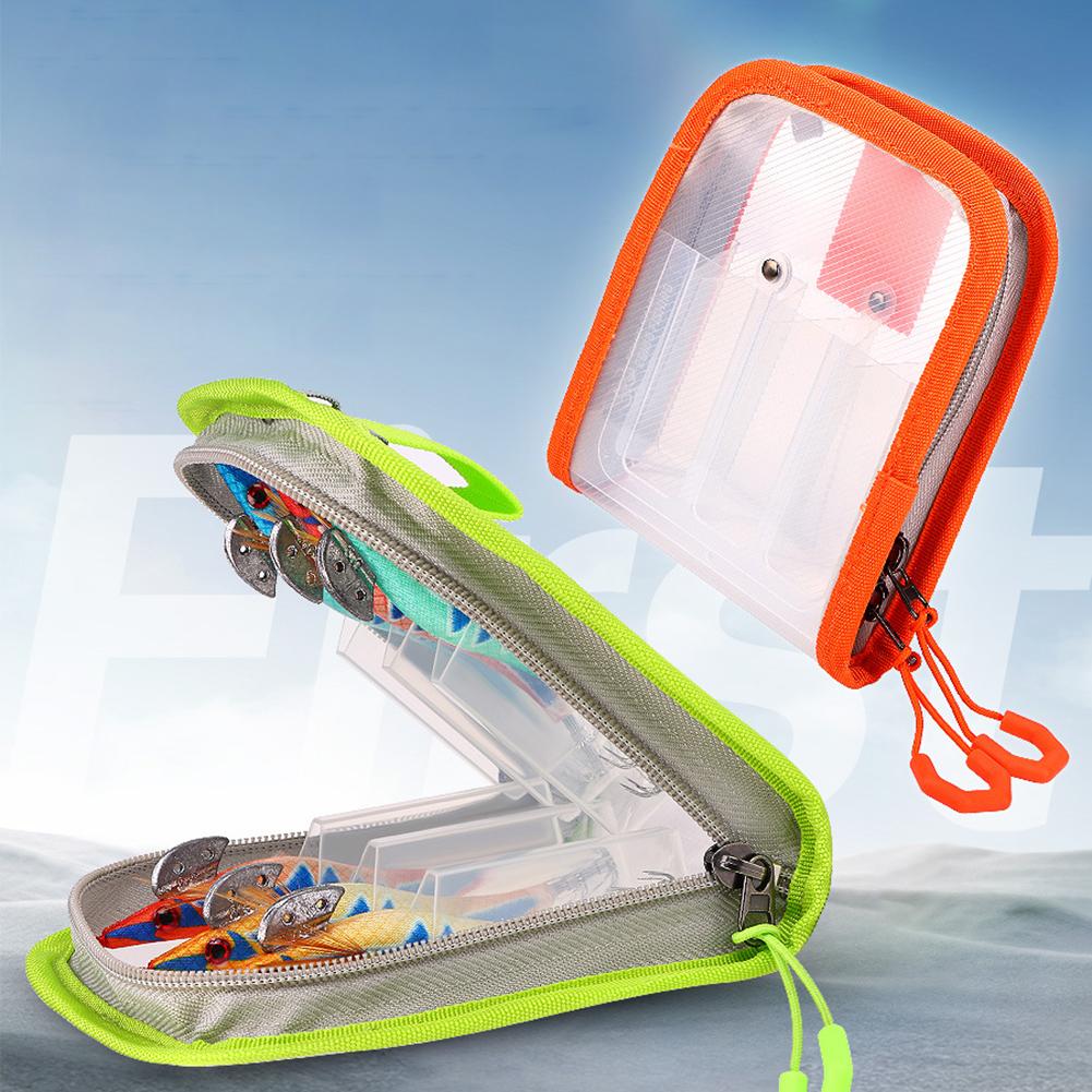 6 Grid Fishing Bag Transparent Fishing Tackle Bag Hook Storage Case for Fresh Water and Saltwater