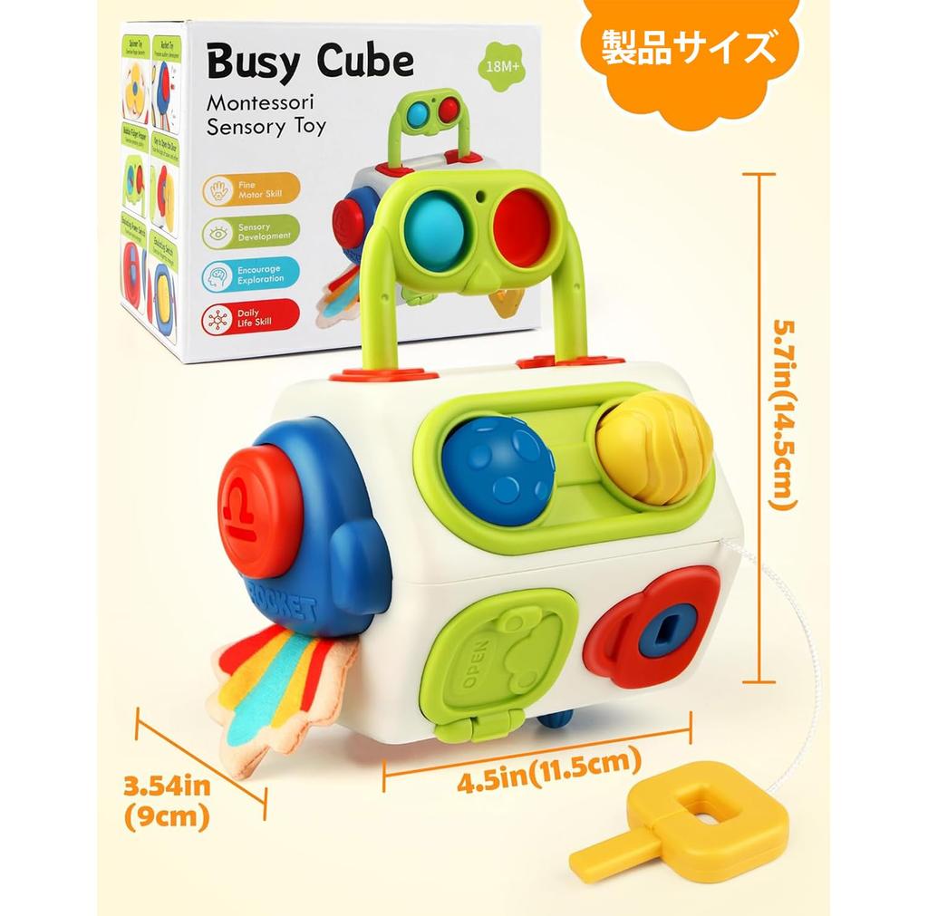 ZAFEE Montessori Educational Toys for Babies and Kids, Ages 0, 1, 2, and 3, Birthday Gift for Boys and Girls, Early Development