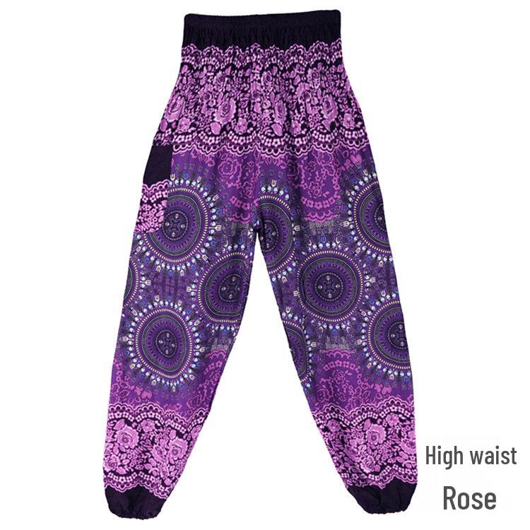Women's Rayon Cotton Casual Yoga Harem Pants