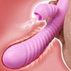 2 In 1 Licking Machine Vibrator For Women Clitoris Stimulator G-Spot Powerful Vibro Dildo Wand Female Clit Sucker Adult Sex Toys