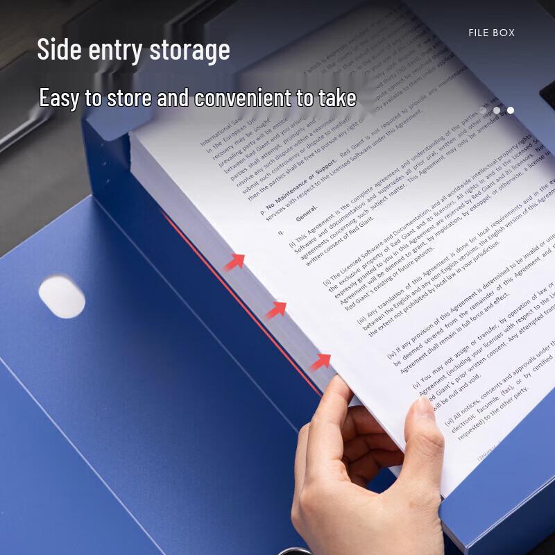 Deli 5685 A4 Plastic Archive Box