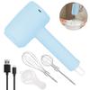 1Pcs Electric Whisk Stirrer Milk Frother Food Processor Portable 3-Speed Whisk Cake Baking Kitchen Tools