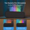 Flame Humidifier Essential Oil Diffuser Aroma Humidifier Aromatherapy Fragrance Diffuser for Home Simulation Flame Fire Diffuser