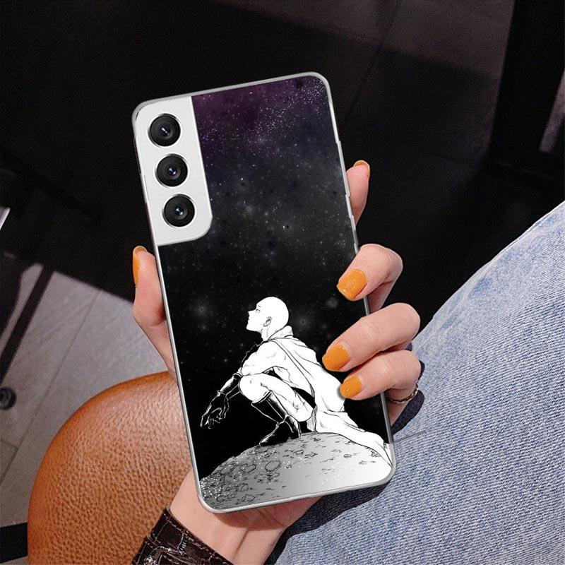 One-Punch Man Anime Phone Case For Samsung Galaxy S24 S25 Edge S26 Ultra S23 S22 S21 Plus S20 FE + Personalized Print Cover Gala