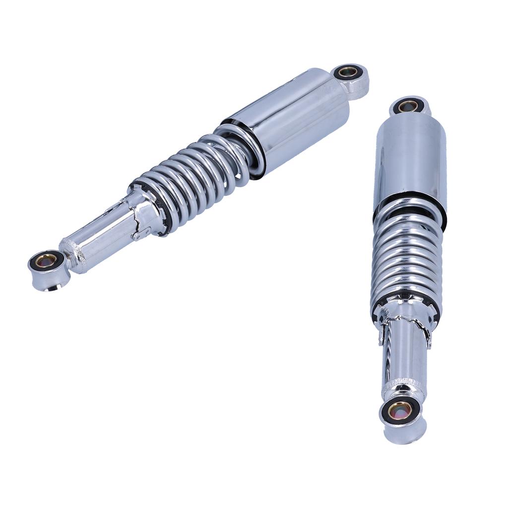 Pair of 12.5in Motorcycle Shocks Absorber Stainless Steel Damper Fit for 125cc 150cc 200cc