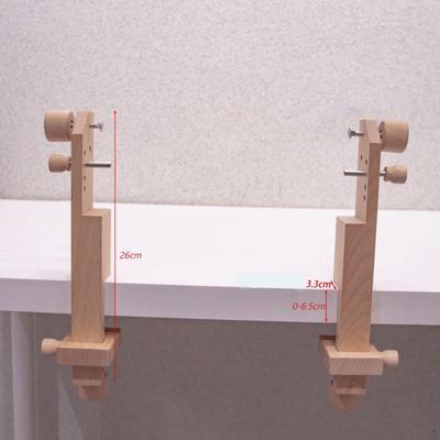 Embroidery Frame Table Clamp Multifunction Easy Installation Stable Cross Stitch Wooden for