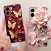 For OPPO A6X A6 A6T Pro 4G 5G Cute Flower Butterfly Cat Painted Case For Oppo A6 A6x A6T Pro 4G Soft Silicone TPU Phone Cases