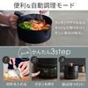 IRIS OHYAMA Cooking Kettle, Single Pot Ramen, Washable, Comes with Hot Drain Function, Temperature Adjustment, 40~100, 1L ICK-M1200-B, Black, Power Sa